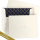 Luxury Duo Initial Folded Note Card Collection - Embossed Image 5 of 5